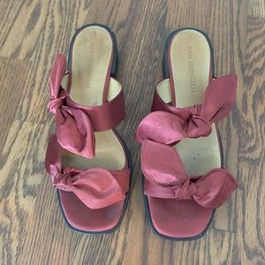 Mari Giudicelli Betis Sandal bow slides 39